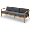 Thumbnail photo of Virkelyst 3-Seater Sofa - Teak - Charcoal - Outdoor Sofas