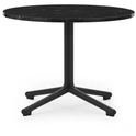 Lunar Coffee Table Ø60 - Coffee Table - Frame: Black Lacquered Aluminium/ Table Top: