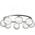 Thumbnail photo of Miira 8 Circular Chandelier Rock