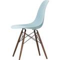 Eames Plastic Chair Dsw Ice Grey - Dark Maple - Matstolar - Charles & Ray Eames - Grå - Metall/trä/plast