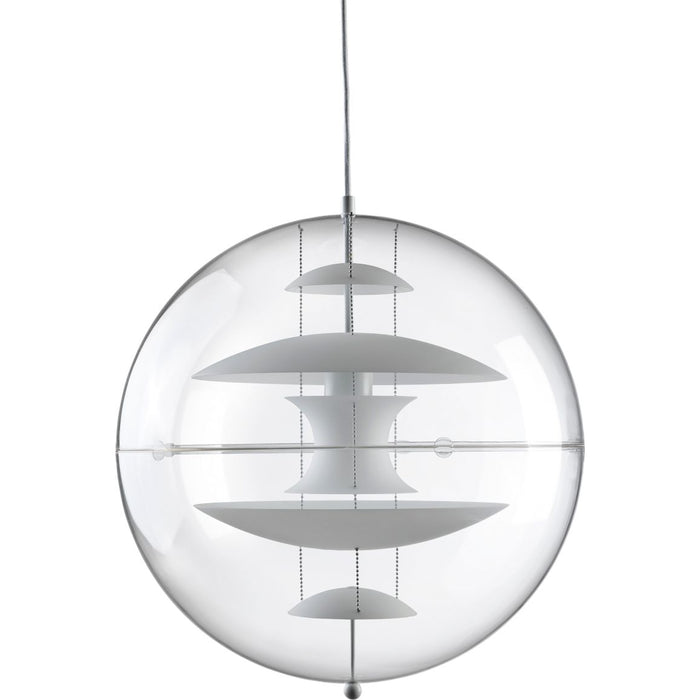 Photo of Vp Globe Glass Pendant Ø50  - Pendellampor - Verner Panton - Vit
