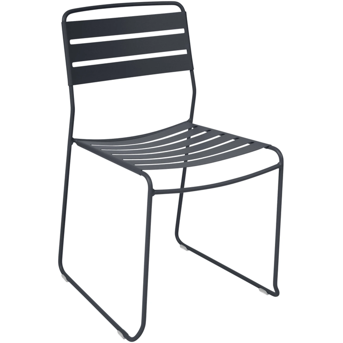 Photo of Surprising Chair, Anthracite - Outdoor dining chairs - Harald Guggenbichler - Grey - Metal