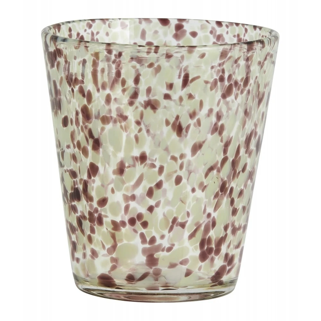 Photo of Tepin Drinking Glass Brown/Green - Set of 6
