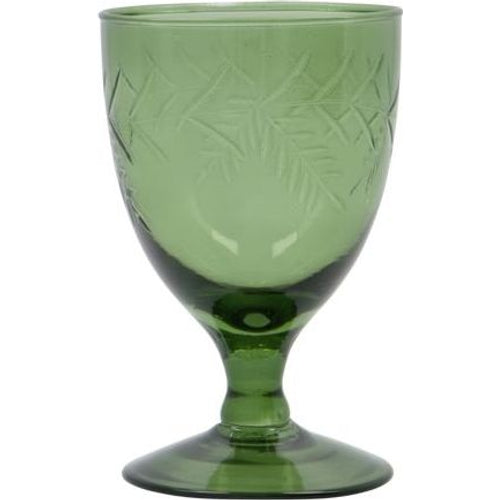 Photo of Vintage White Wine Glass Green Set of 6 Pieces
