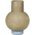 Thumbnail photo of Mari Vase Glass Taupe/light blue - Ø20xh27cm