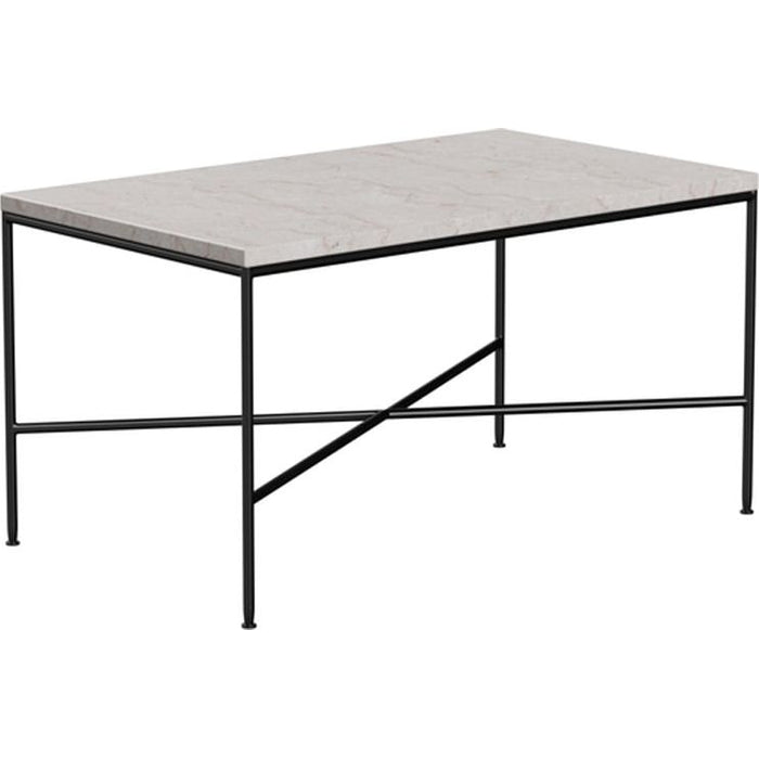 Photo of MC310 Rectangular Coffee Table, Cream - Coffee Table - Paul Mccobb - Beige - Metal/Stone