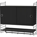 Thumbnail photo of String Wall Rack 75x30, Black, 2-pack - Shelving - Nils Strinning - Black - Metal