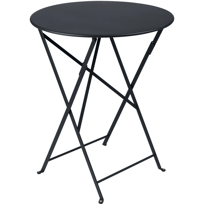 Bistro Table Ø 60 cm - Anthracite - Small Tables & Side Tables Outdoor - Grey - Metal