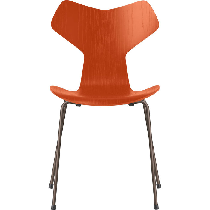 Photo of 3130 Grand Prix Chair | Ash Veneer | Brown Bronze Base