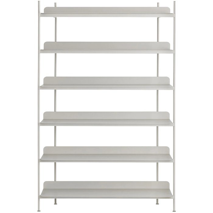 Photo of Compile Shelving System/configuration 4, Grey - Hyllsystem - Cecilie Manz - Grå - Metall