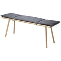 Thumbnail photo of Georg Bench Untreated - Benches - Christina Liljenberg Halstrøm - Leather/wood/wool