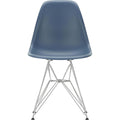 Eames Plastic Chair Dsr - 83 Sea Blue/chrome Base - Matstolar - Charles & Ray Eames - Blå - Metall/plast