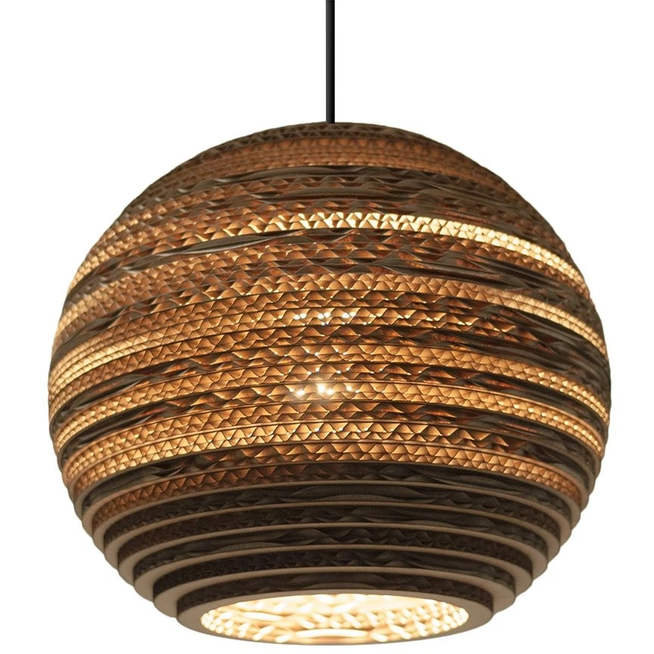 Photo of Moon 10 Hanging Lamp Natural - GP-161