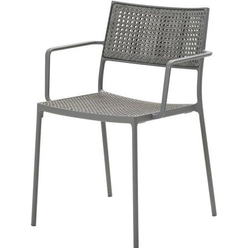 Photo of Less Stol M. Armlæn - Havestol - Aluminium/french Weave