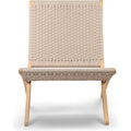Thumbnail photo of Mg501 Cuba Outdoor Folding Armchair Braiding Sesame, Teak