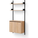 Wall Shelf 1900 Cabinet Tall w. Doors