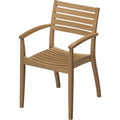 Thumbnail photo of Ballare - Outdoor dining chairs - Jakob Berg - Brown - Wood