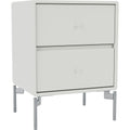 Thumbnail photo of Drift Drawer Module - Nordic / Matt Chrome Legs - Sängbord - Peter J. Lassen - Grå - Mdf