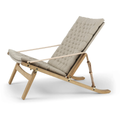 Thumbnail photo of Fk11 Plico Armchair Fabric Canvas Natural White Oiled Oak