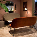 Thumbnail photo of Beetle 2-Seater Sofa, Conic Base