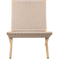 Thumbnail photo of Mg501 Cuba Outdoor Folding Armchair Braiding Sesame, Teak