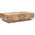 Thumbnail photo of Burl Coffee Table - Sofabord - Natural - W:70 X H:30 X D:117 Cm