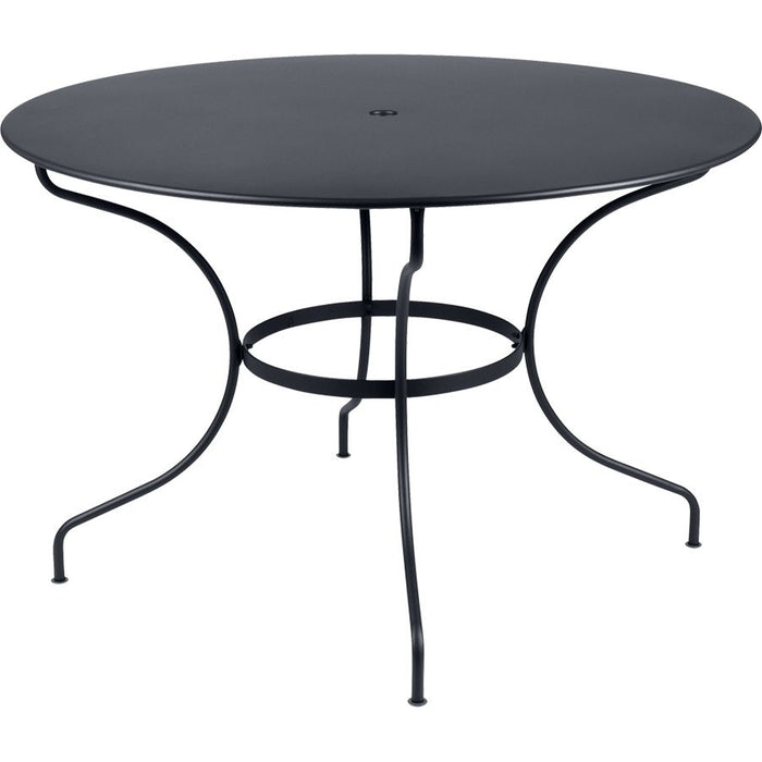 Photo of Opera+ Table 117 cm Anthracite 47 - Outdoor dining table - Grey - Metal
