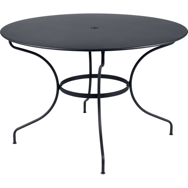 Photo of Opera+ Table 117 cm Anthracite 47 - Outdoor dining table - Grey - Metal