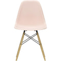 Eames Plastic Chair Dsw - 41 Pale Rose - Ash Honey Tone - Matstolar - Charles & Ray Eames - Rosa - Metall/trä/plast