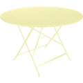 Thumbnail photo of Bistro Table 117 cm Frosted Lemon A6 - Outdoor Dining Table - Yellow - Metal