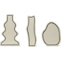 Thumbnail photo of Paste Vase - Vase - Rounded - Off-white - W12 X H35 X D9 Cm