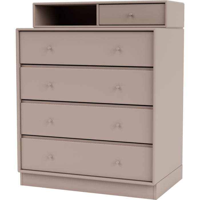 Photo of Keep Chest Of Drawers, Plinth H7 Cm - Mushroom - Byråer - Peter J. Lassen - Beige - Trä