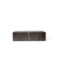 Thumbnail photo of Plinth Low Brown Grey Marble - Soffbord - Norm Architects - Brun - Trä/sten