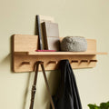 Thumbnail photo of Coat Rack Oak Veneer - 7 Hooks
