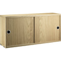 Thumbnail photo of String Cabinets/Sliding Doors 78x20, Oak - Shelving - Nils Strinning - Wood