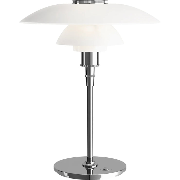 Photo of Ph 4½-3½ Glass Table Lamp Chrome