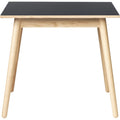 Thumbnail photo of C35a Dining Table 82x82 Cm Dark Grey-oak Nature Lacquered
