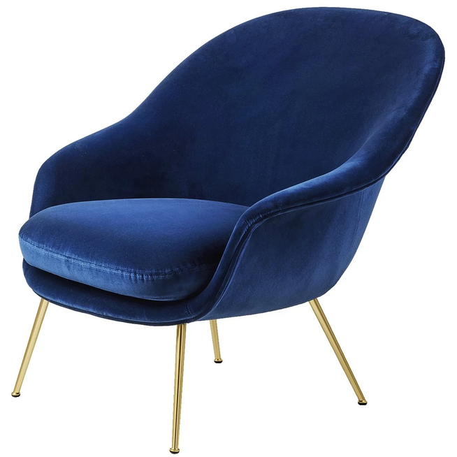 Photo of Bat Lounge Chair, Low Back, Conic Base