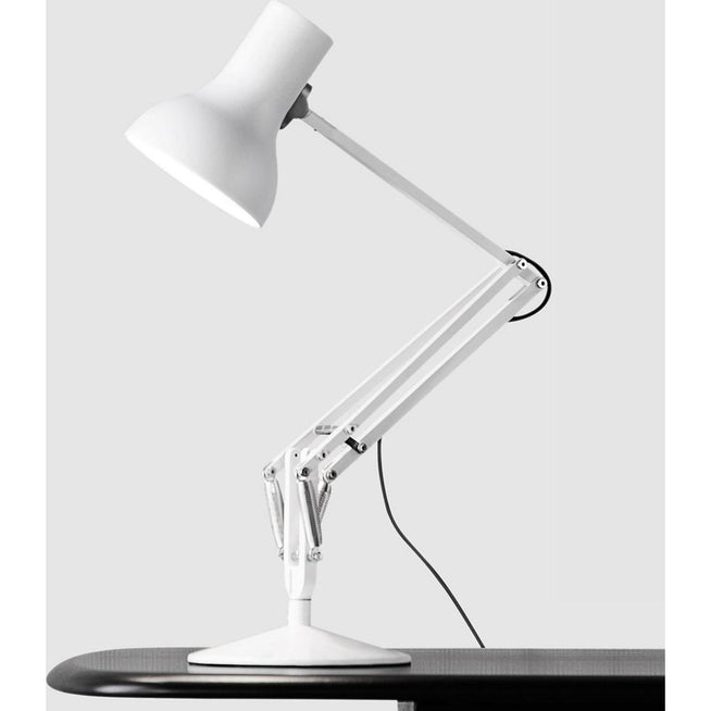Photo of Type 75 Mini Desk Lamp Alpine White - Desk Lamps - Sir Kenneth Grange - White