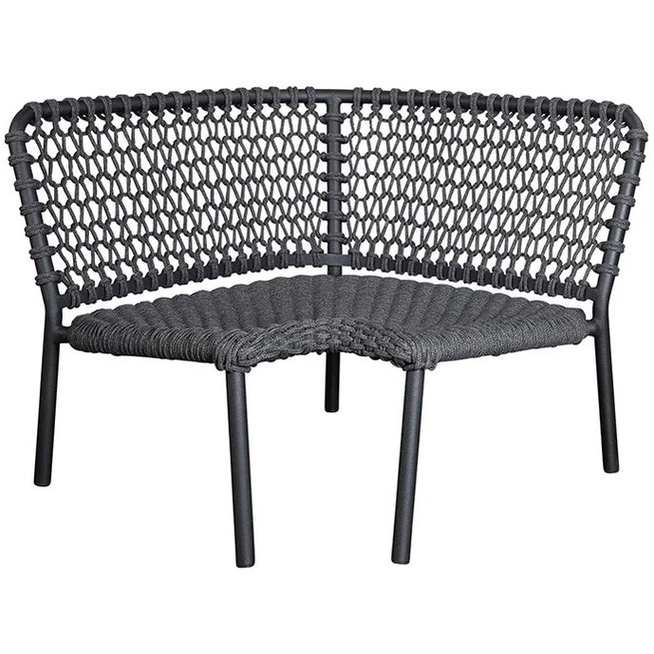 Photo of Ocean Modul Sofa without cushions - Garden sofa - Corner Module - Soft Rope - W74 x D74 x H73 cm