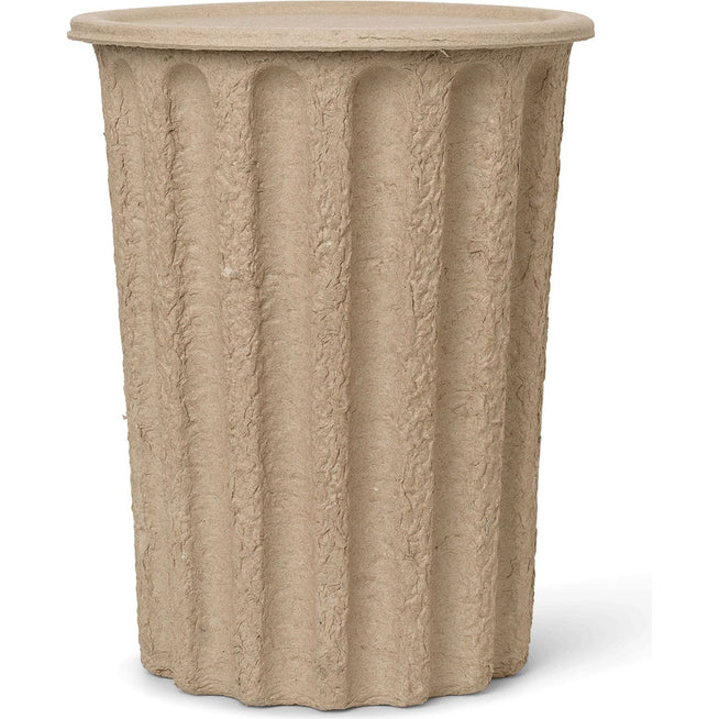 Photo of Paper Pulp Paper Bin - Skraldespand - Brown - Ø28 X H35,5 Cm