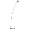 Thumbnail photo of Puck Floor Lamp, Matte Brass - Reading Lamps - Åke Hultgren - Gold