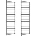 Thumbnail photo of String Wall Rack 75x20, Black, 2-pack - Shelving - Nils Strinning - Black - Metal