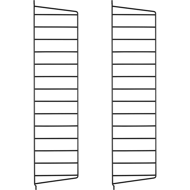 Photo of String Wall Rack 75x20, Black, 2-pack - Shelving - Nils Strinning - Black - Metal