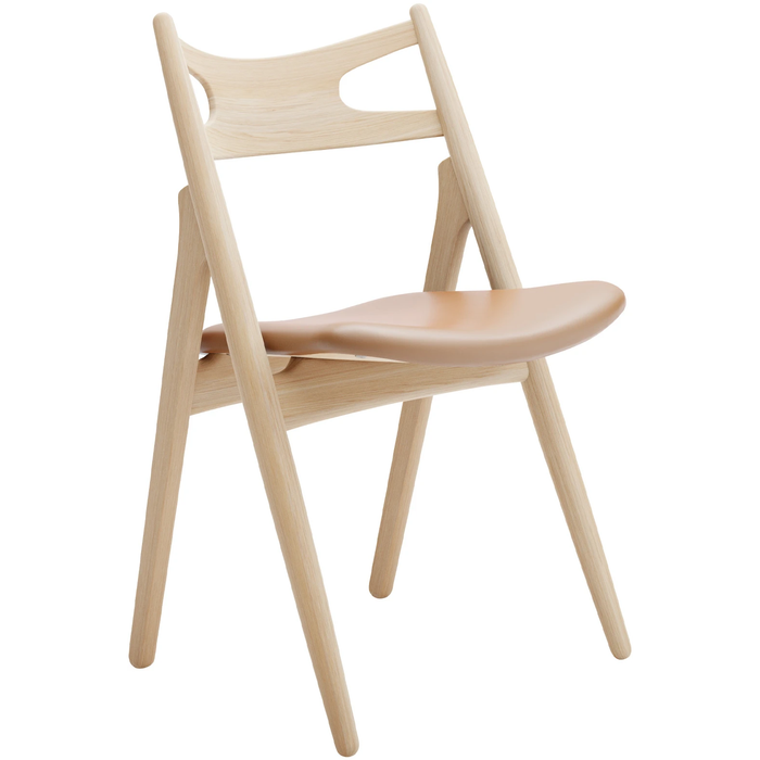 Photo of CH29p Sawbuck Chair - White Oiled Oak