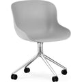 Thumbnail photo of Hyg Chair Swivel 4w - Kontorstol - Grå - Aluminium - H: 84 X L: 54 X D: 53,5 X Sh: 46 Cm