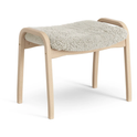 Lamini Children's Foot Stool Laquered Beech/sheep Skin