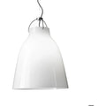 Thumbnail photo of Caravaggio Opal P3 Pendant Lamp White Opal Glass-silver Grey Cord