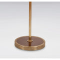 Thumbnail photo of Brass and Beechwood Floor Lamp