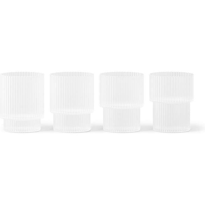 Photo of Ripple Small Glass (set Of 4) - Glas
